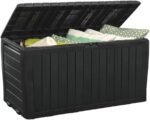 Large-Capacity Resin Outdoor Storage Box For Patio Supplies - Image 2