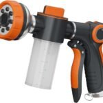 8-Pattern High-Pressure Hose Nozzle With Foam Dispenser For Pet Washing