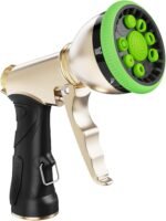 9-Pattern Metal Hose Nozzle—Heavy-Duty, High-Pressure, Multi-Functional Sprayer