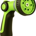 8-Pattern Hose Nozzle With Thumb Control For Garden Cleaning