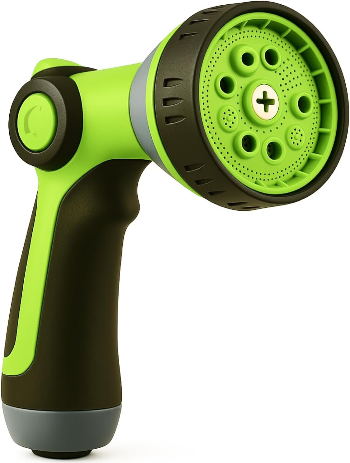 61kic5-gDsL._AC_SL1500_.jpg 8-Pattern Hose Nozzle With Thumb Control For Garden Cleaning - Image 1