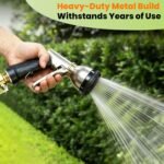 9-Pattern Brass Hose Nozzle—High-Pressure, Leak-Proof Garden Sprayer - Image 2