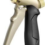 All-Metal Heavy-Duty Hose Nozzle With Adjustable High-Pressure Flow