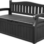 Waterproof Lockable Outdoor Storage Bench For Patio Use