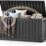Large-Capacity Waterproof Outdoor Storage Box With Wheels