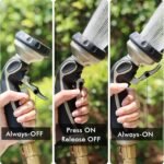 Heavy-Duty Garden Hose Nozzle With Easy-Lock Trigger And High-Pressure Spray - Image 2