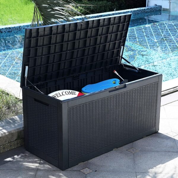 Large-Capacity Outdoor Storage Box—Multi-Functional Patio Storage Cabinet