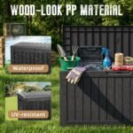 Large-Capacity Waterproof Outdoor Storage Box With Wheels - Image 2